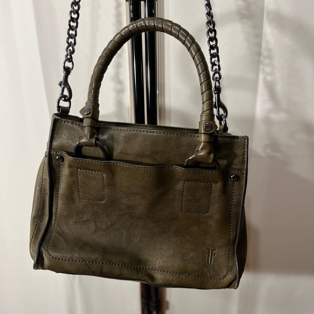 Excellent condition  green Frye bag